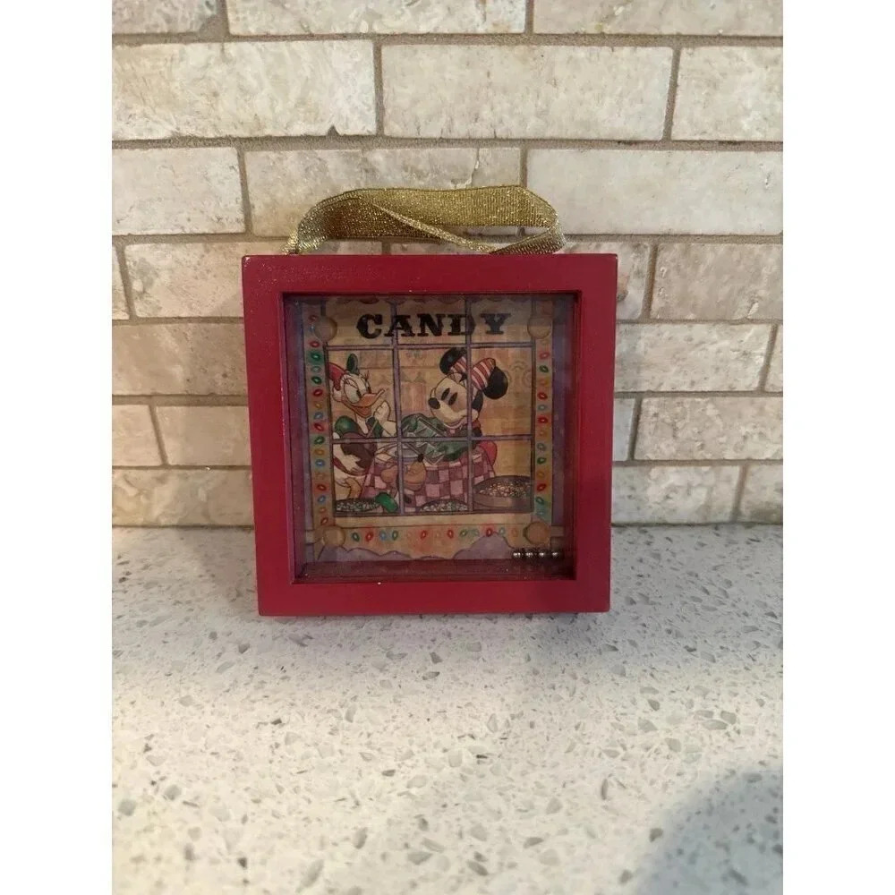 VTG Disney Mickey Christmas ornament game ‎  Dr
